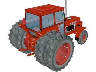 Volvo BM 800 Series Tractor 3D Model