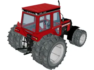 Volvo Valmet 2105 Tractor 3D Model