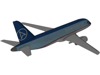 Sukhoi SuperJet 100 3D Model