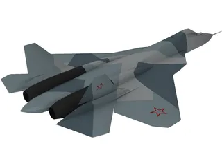 Sukhoi T-50 (2011) 3D Model