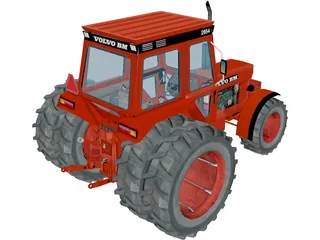 Volvo BM 2654 Tractor 3D Model