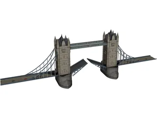 Tower Bridge London 3D Model