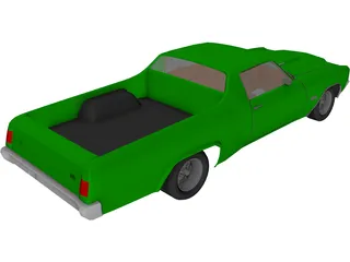 Chevrolet El Camino (1975) 3D Model