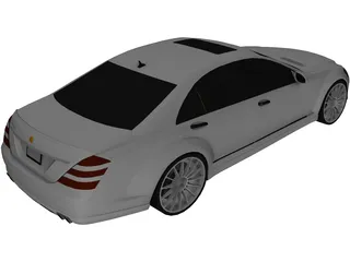 Mercedes-Benz S600 Brabus (2010) 3D Model