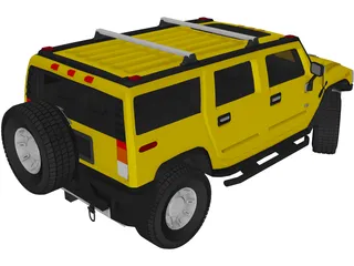 Hummer H2 3D Model