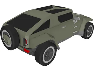 Hummer HX Concept (2010) 3D Model