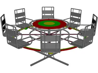 Carousel 3D Model