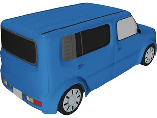 Nissan Cube 3D Model