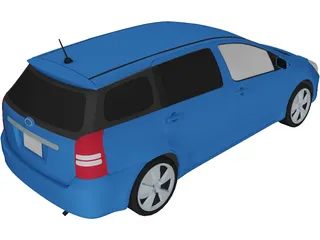 Toyota Wish 3D Model