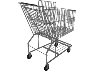 Shopping Cart 3D Model