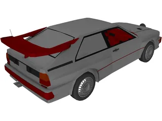 Audi Sport Quattro 3D Model