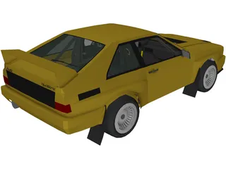 Audi Sport Quattro WRC 3D Model