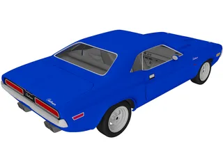 Dodge Challenger R/T (1970) 3D Model