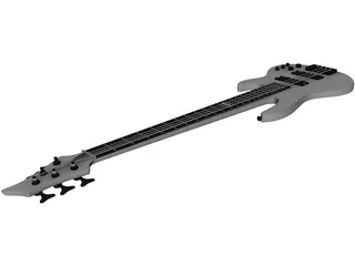 Guitar Electric Bass 3D Model