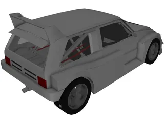 MG Metro 6R4 Group B 3D Model