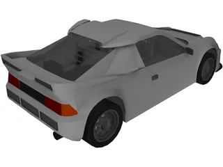 Ford RS200 Group B 3D Model