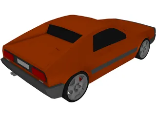 Lancia Beta Montecarlo 3D Model