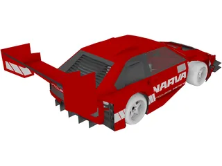 Lada Samara Pikes Peak 3D Model