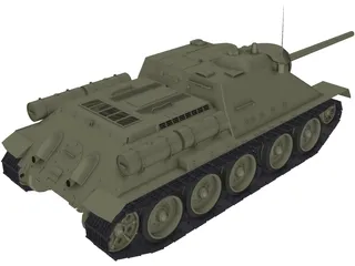 SU-85 3D Model