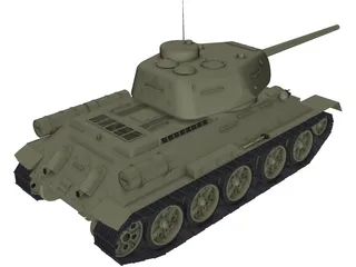 T34 (1985) 3D Model
