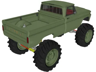 Chevrolet Mud Truck 3D Model