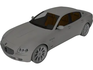 Maserati Quattroporte 3D Model