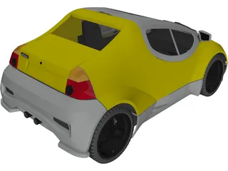 Urban Concept Car 3D Model