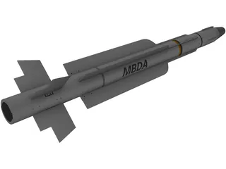 MBDA MICA Missile 3D Model