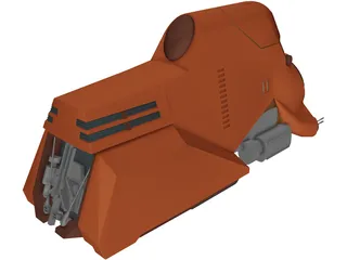 MTT Armored Transporter 3D Model