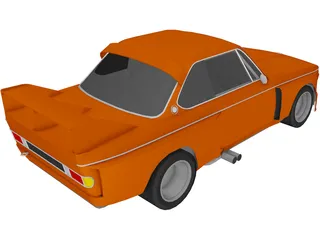 BMW E9 CSL Schnitzer 3D Model