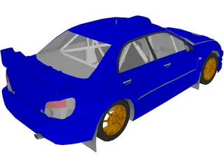 Subaru Impreza WRC (2003) 3D Model