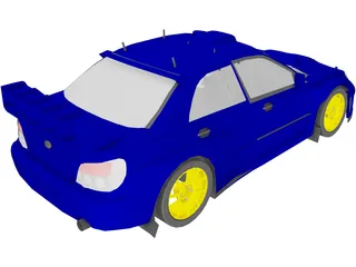 Subaru Impreza WRC (2006) 3D Model