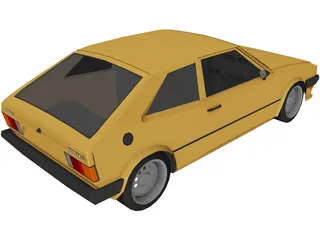 Volkswagen Scirocco GTi 3D Model