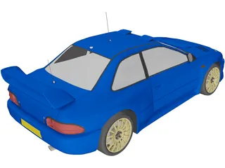 Subaru Impreza WRC (1997) 3D Model