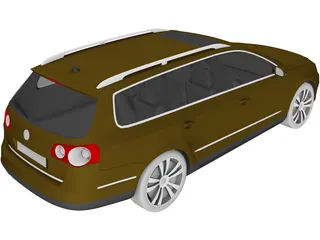 Volkswagen Passat Variant (2006) 3D Model