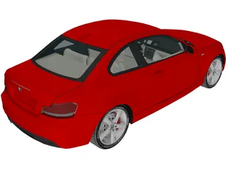 BMW 135i E82 Coupe (2009) 3D Model