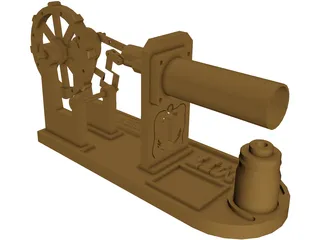 Stirling Engine 3D Model