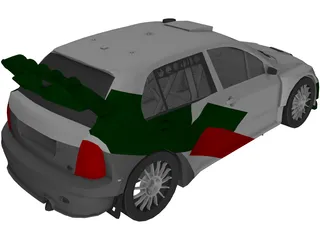 Skoda Fabia WRC 3D Model