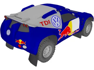 VW Touareg 3D Model