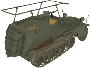 Sdkfz 250 3D Model