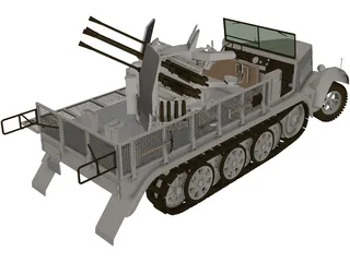 Sdkfz 7 3D Model