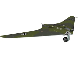 Horten Ho IX 3D Model