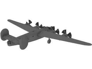 Consolidated B-24 Liberator 3D Model