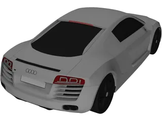 Audi R8 3D Model