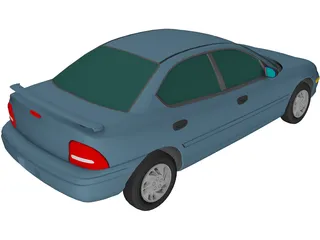 Dodge Neon (1994) 3D Model