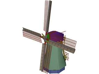 Windmill 3D Model