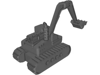 Excavator 3D Model