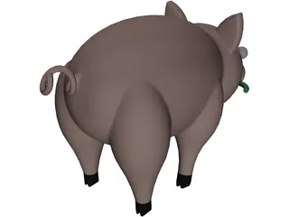 Pig 3D Model