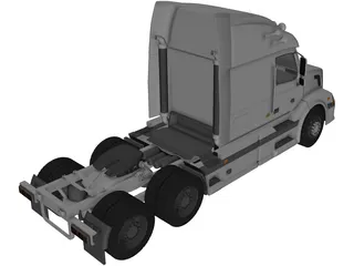 Volvo VNL-670 (2008) 3D Model