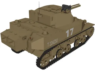 M5 A1 3D Model